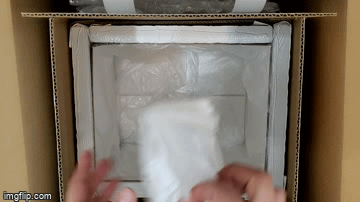 liner for frozen breast milk shipment