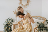 mother with daughter