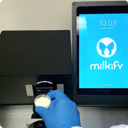 Milkify testing equipment
