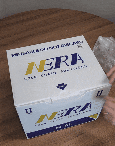 Abrir cooler y bolsa plástica